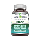 Amazing Formulas, Biotin Supplement, 10,000 mcg, 200 Capsules